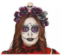 Diadema de Flores Grises