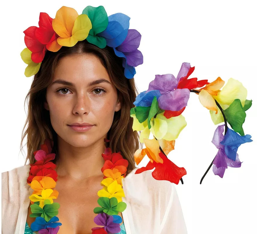Translation missing: en.Diadema de Flores multicolor