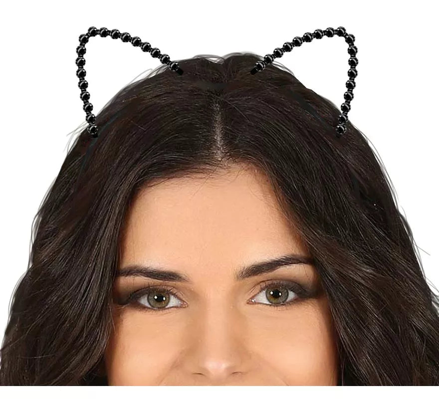 Translation missing: en.Diadema de Gatita Metálica adulto