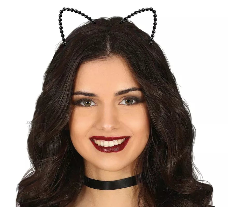 Diadema de Gatita Metálica adulto