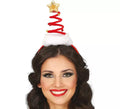 Diadema de Gorro Árbol de Navidad espiral con estrella