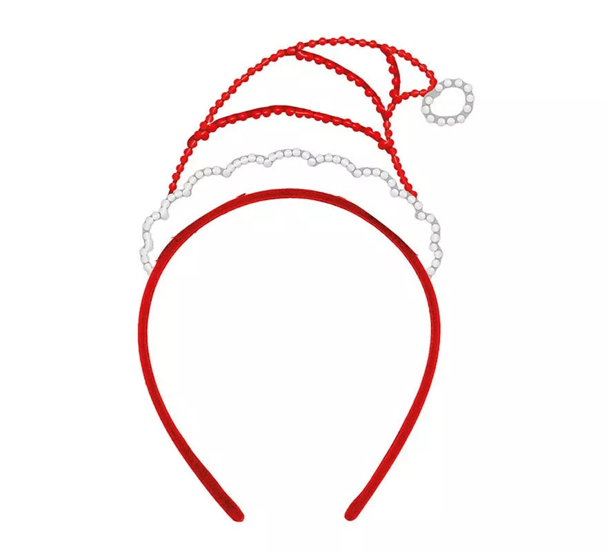 Diadema de Gorro Elfa de borde metálico