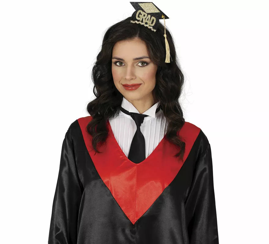 Diadema de Gorro Estudiante Graduado o birrete adulto
