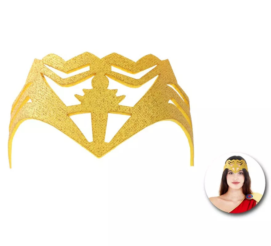 Translation missing: en.Diadema de Heroína Amazónica dorada