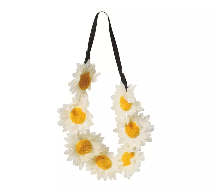 Diadema de Hippie con flores