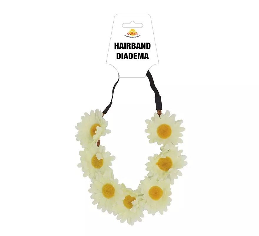 Diadema de Hippie con flores