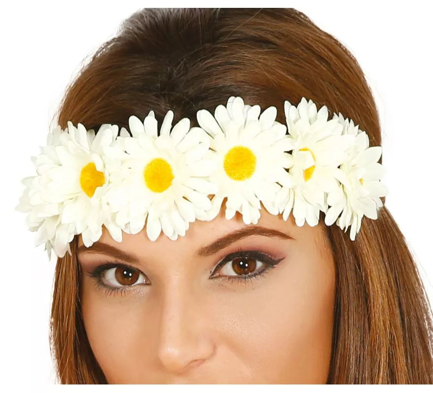 Diadema de Hippie con flores