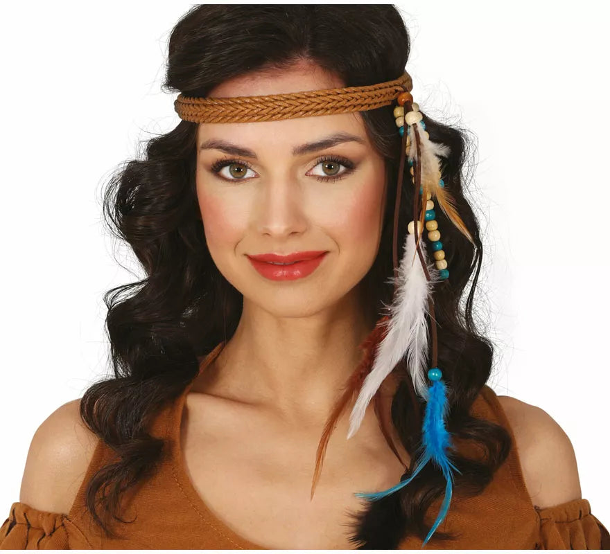 Translation missing: en.Diadema de Indio con plumas adulto