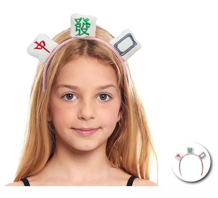 Translation missing: en.Diadema de Mahjong de peluche infantil