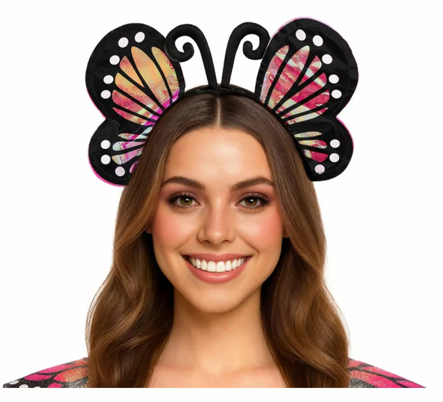 Diadema de Mariposas en colores surtidos