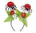 Diadema de Mariquitas con Flores
