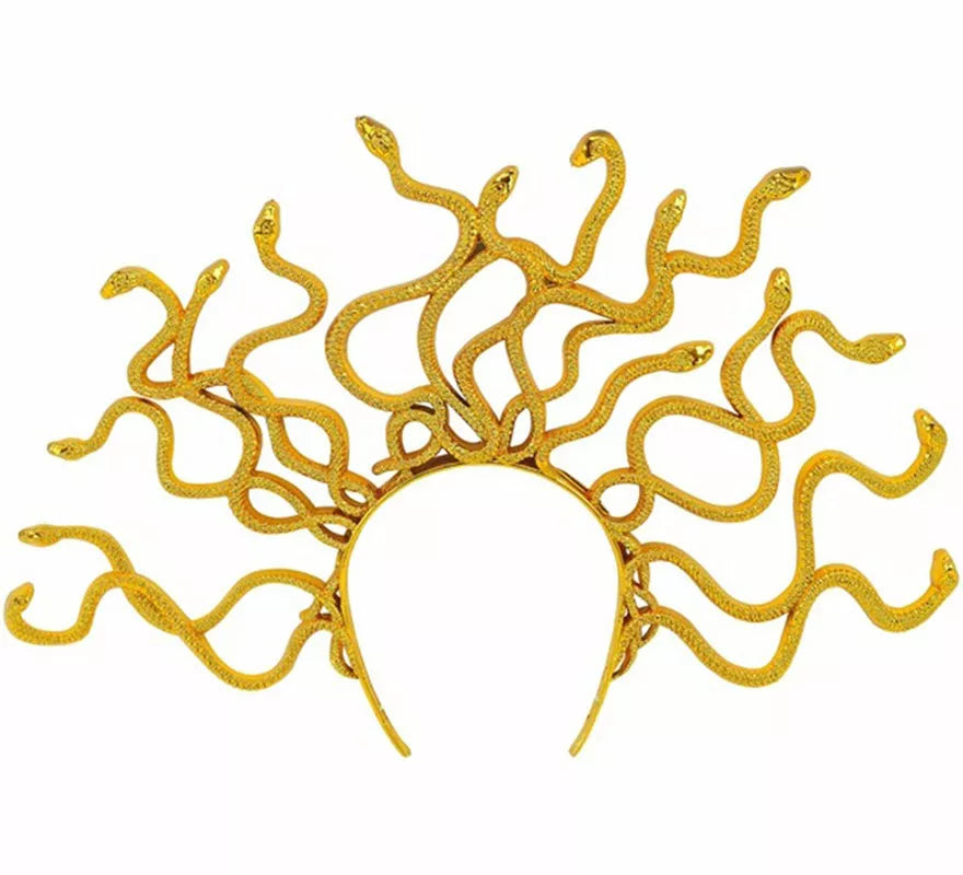 Diadema de Medusa dorada