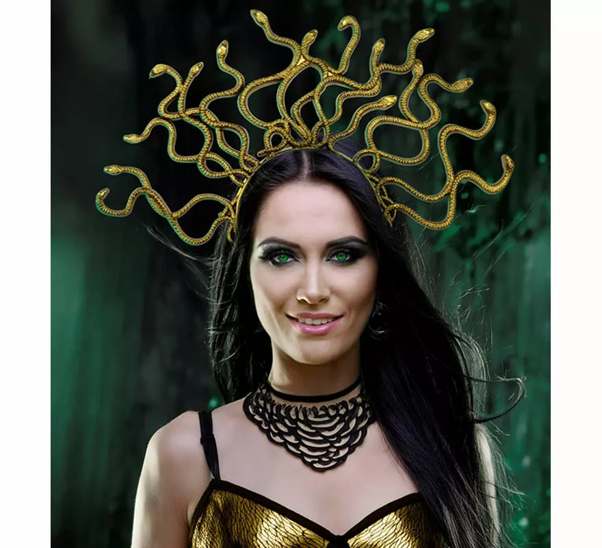 Translation missing: en.Diadema de Medusa dorada