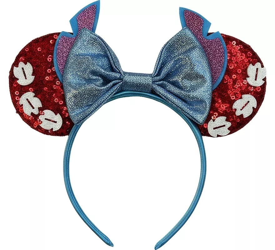 Translation missing: en.Diadema de Monstruito azul con Orejas de Ratoncita