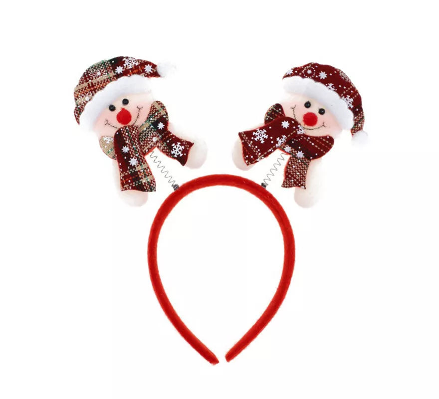 Translation missing: en.Diadema de Muñecos de Nieve con Muelles