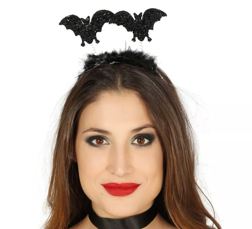 Translation missing: en.Diadema de Murciélagos con Marabú negro