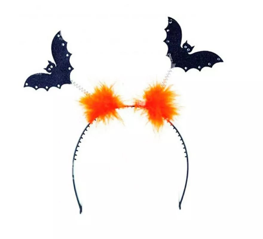 Diadema de Murciélagos negros volando