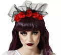 Diadema de Novia Cadáver o Catrina con Rosas