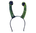 Diadema de Ojos Alien verde
