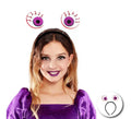 Diadema de Ojos Sangrientos morados infantil