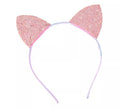 Diadema de Orejas de Gato Glitter de 18X15 cm