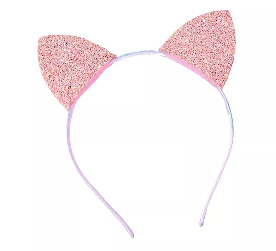Translation missing: en.Diadema de Orejas de Gato Glitter de 18X15 cm