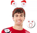 Diadema de Papá Noel con gorro