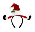 Diadema de Papá Noel con Pies Largos