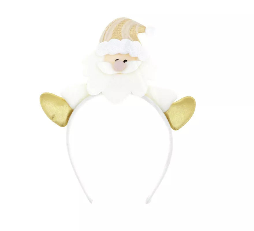 Diadema de Papá Noel White Christmas
