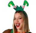 Diadema de Piernas de Elfo Ayudante de Santa Claus
