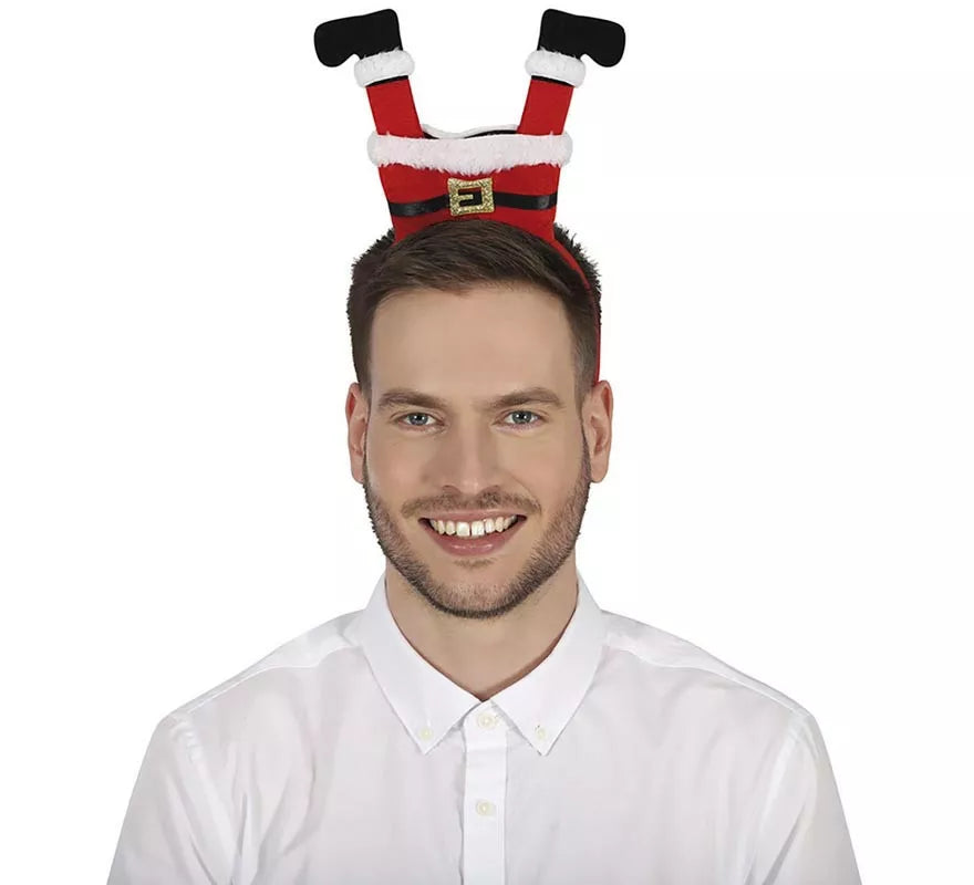 Diadema de Piernas de Papá Noel
