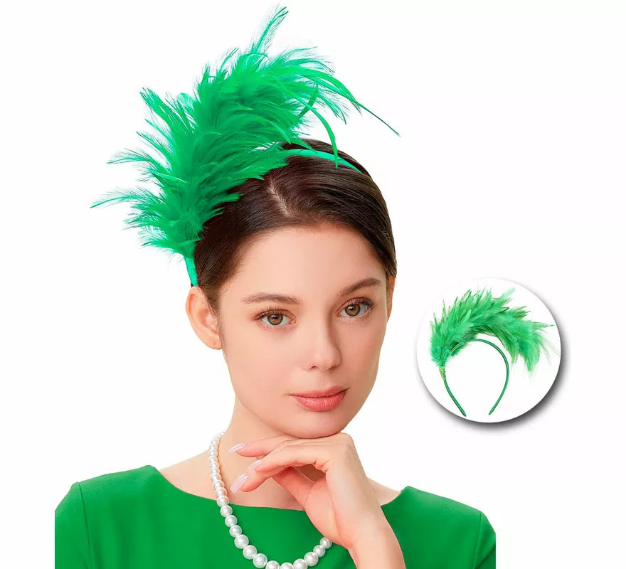 Translation missing: en.Diadema de Plumas Años 20 en varios colores