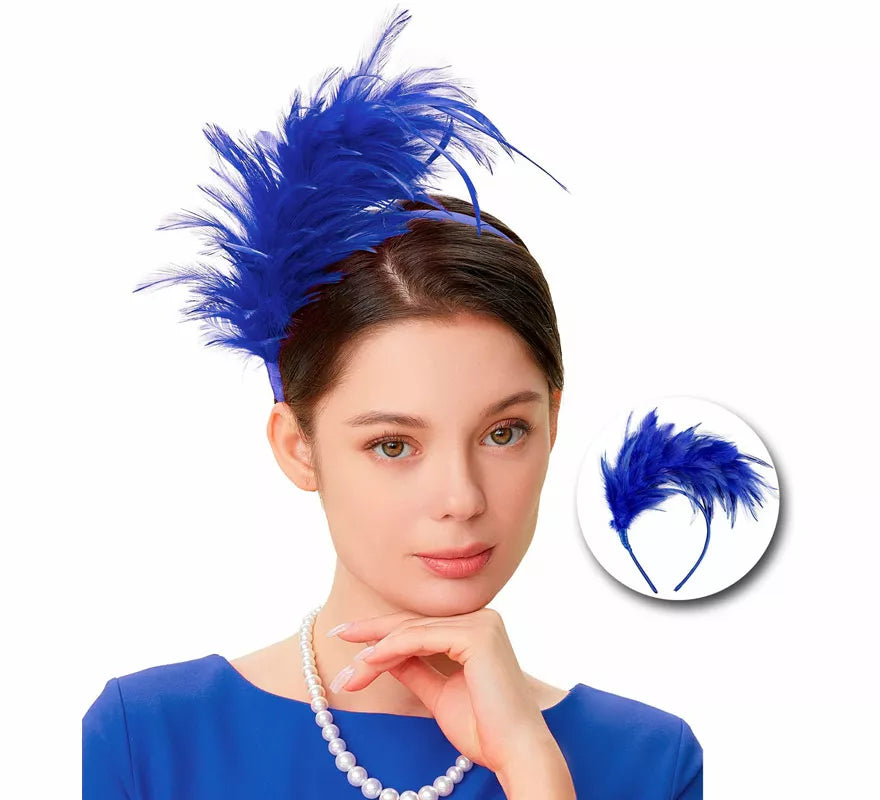Translation missing: en.Diadema de Plumas Años 20 en varios colores