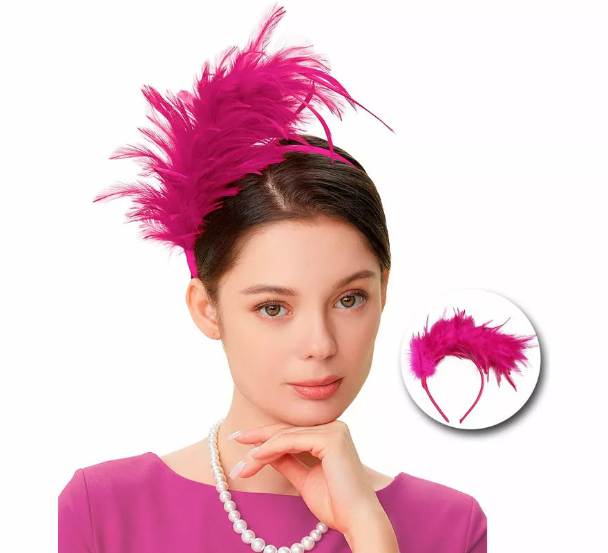 Translation missing: en.Diadema de Plumas Años 20 en varios colores
