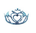 Diadema de Princesa Corazón azul marino