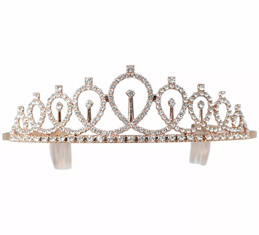 Translation missing: en.Diadema de Princesa metálica dorado adulto
