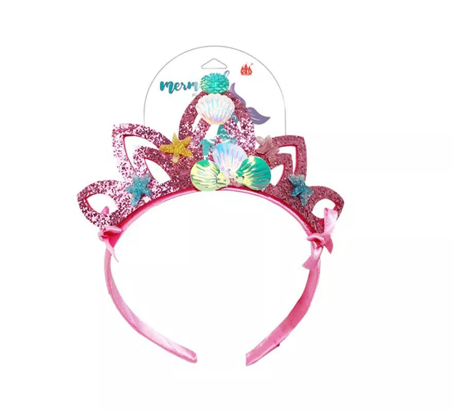 Translation missing: en.Diadema de Princesa Sirena rosa y azul