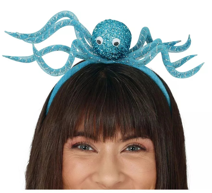 Diadema de Pulpo Azul