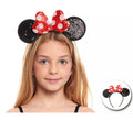 Diadema de Ratoncita famosa con lentejuelas
