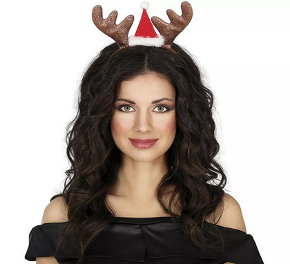 Diadema de Reno con Gorrito