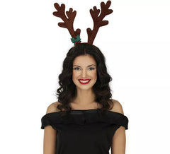 Brown Reindeer Headband