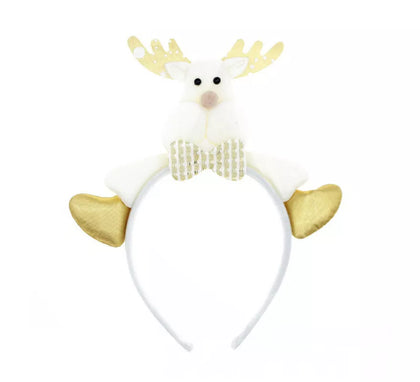 Diadema de Reno White Christmas