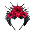 Diadema de Rosas rojas Gótica
