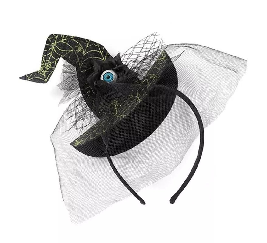 Translation missing: en.Diadema de Sombrero de Bruja Ojo y Telarañas