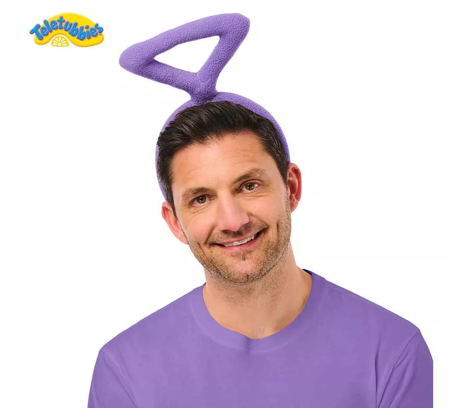 Translation missing: es.Diadema de Tinky Winky morado teletubbie adulto