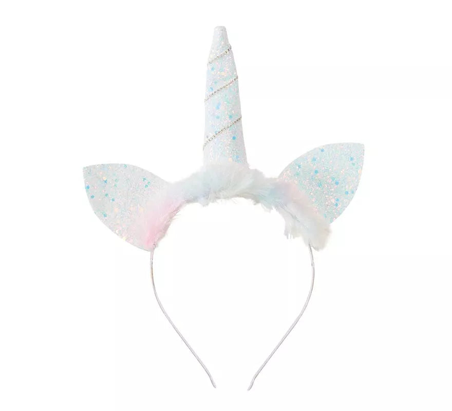 Diadema de Unicornio Blanco