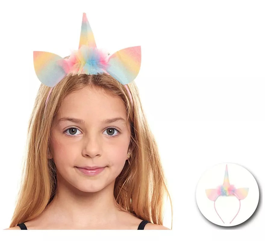 Translation missing: en.Diadema de Unicornio con orejas degradado