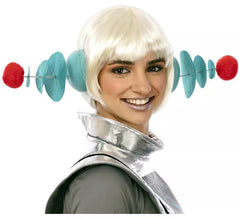 Blue and red space headband 16 cm each side