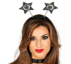 Silver New Year's Eve headband