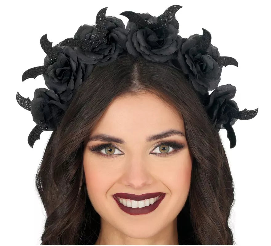 Translation missing: en.Diadema Flores negras